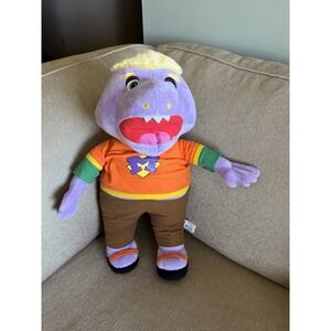 Chuck E Cheese Pizza Mr Munch Plush 21" Purple Monster Stuffed Animal Toy